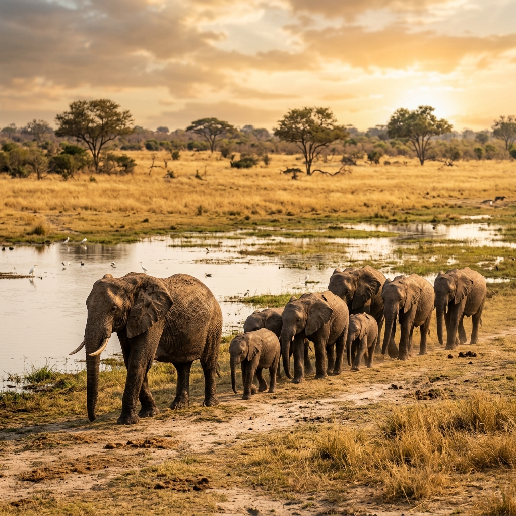 Elephants in Chobe National Park