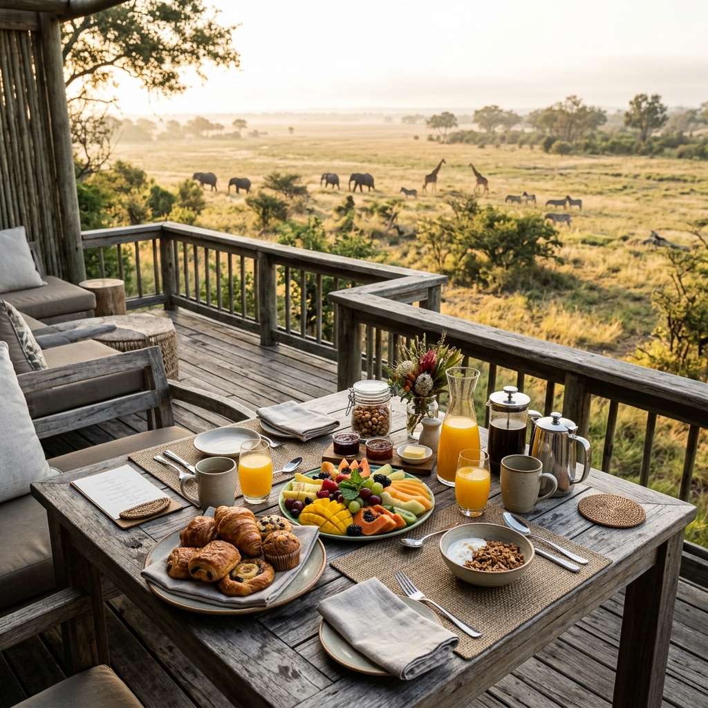 Safari Deck Breakfast Spread